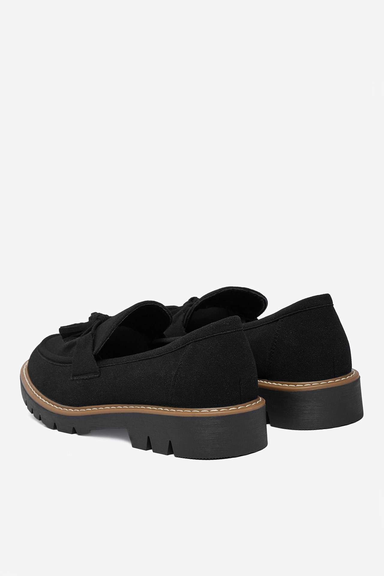Loafersy Černá