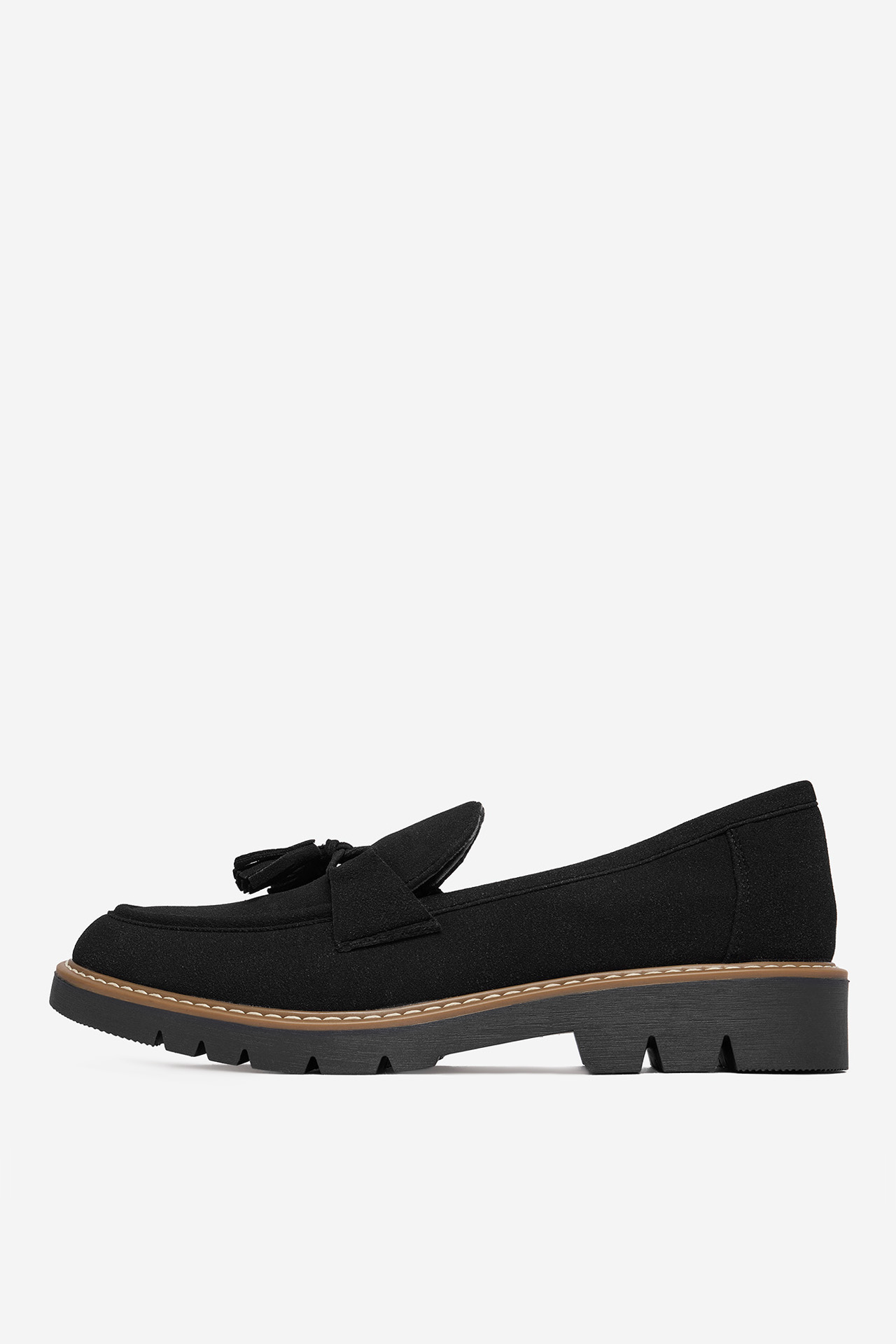 Loafersy Černá