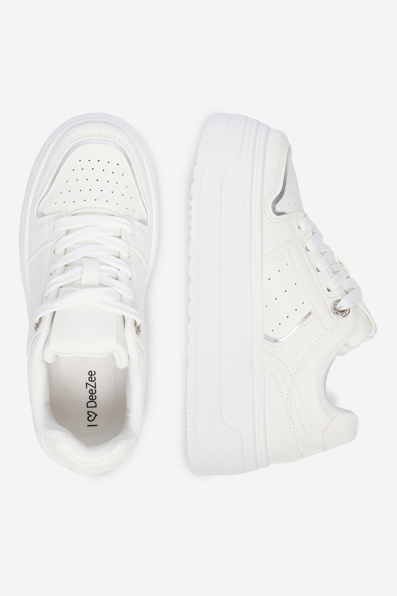 Sneakersy Bílá