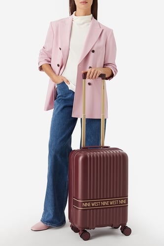 Kovček NINE WEST CEO-NW-S-002-10 BURGUNDY Bordo rdeča