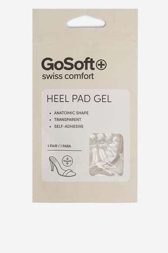 Vložky do obuvi GO SOFT CEO_LA_GEL HEEL PAD_AW26 Bezbarvá
