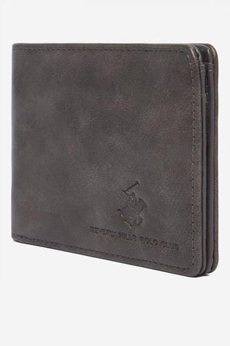 Мъжки портфейл BEVERLY HILLS POLO CLUB CWBEO-BHPC-M1-001-AW26 Сив