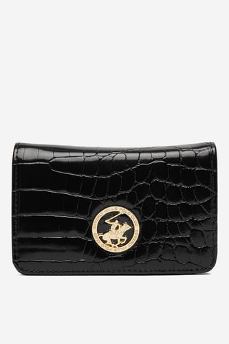 Ženska denarnica BEVERLY HILLS POLO CLUB CWBEO-BHPC-W1-002-AW26 Črna