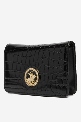 Ženska denarnica BEVERLY HILLS POLO CLUB CWBEO-BHPC-W1-002-AW26 Črna