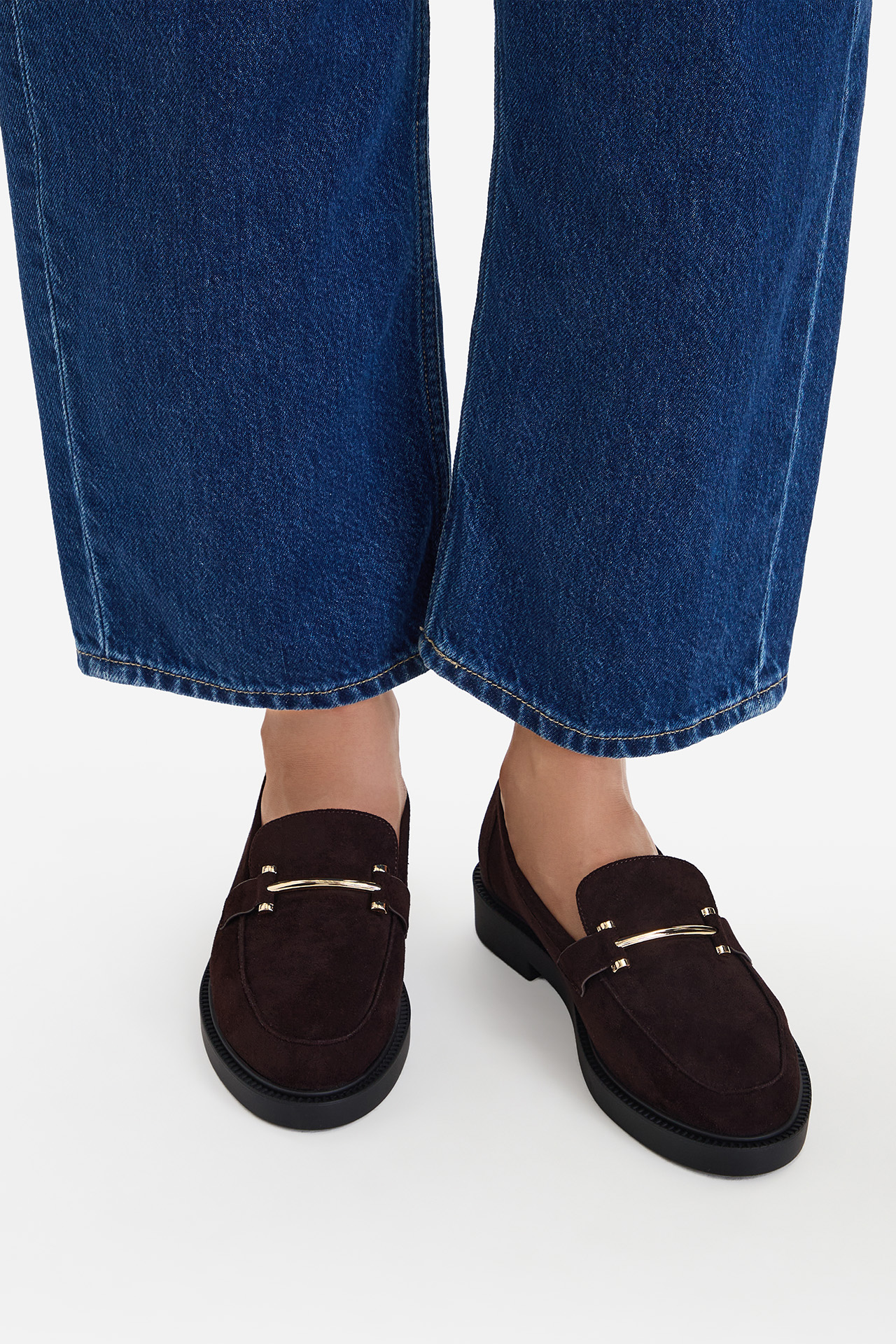 Loafersy Hnědá