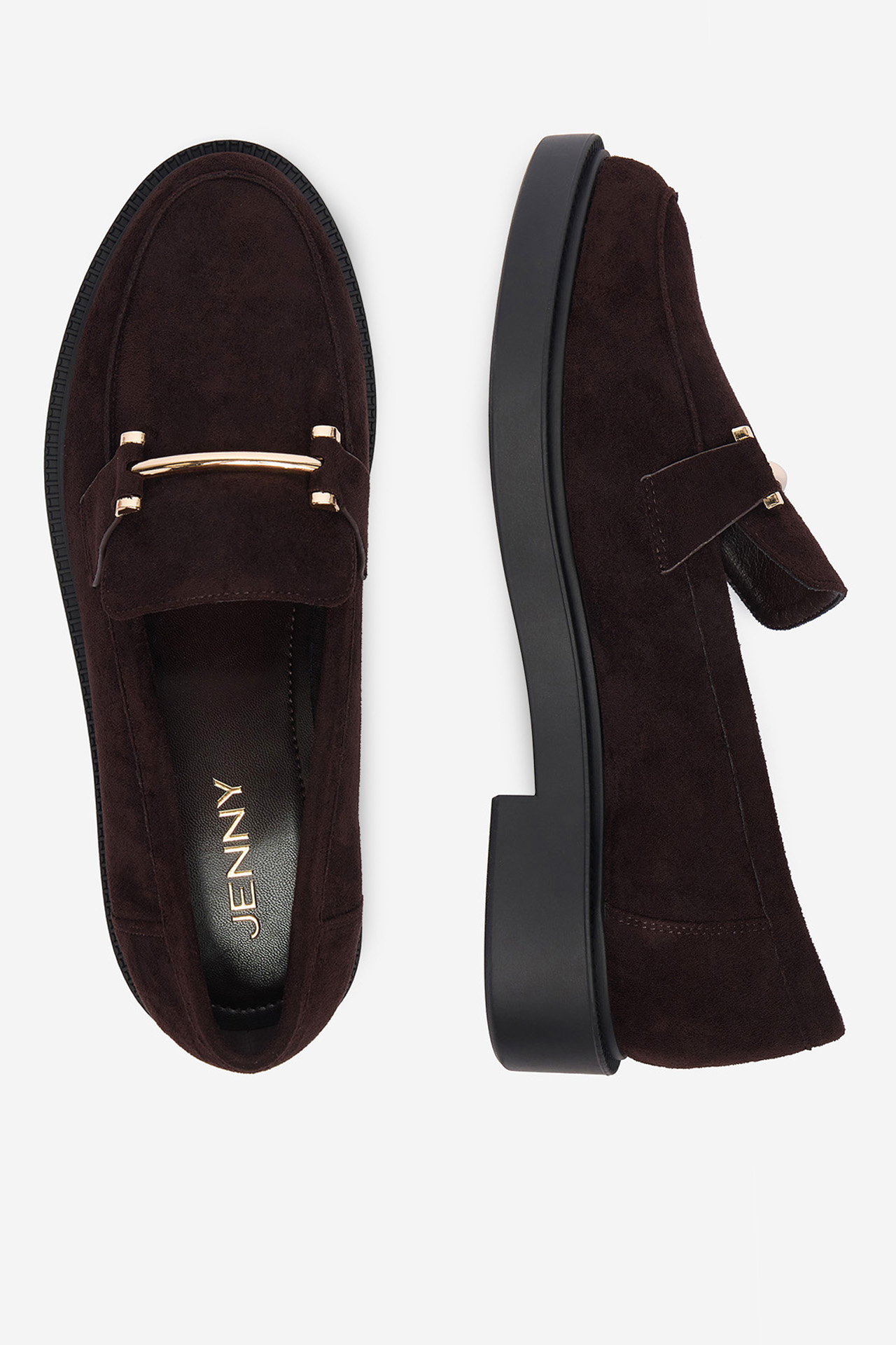 Loafersy Hnědá