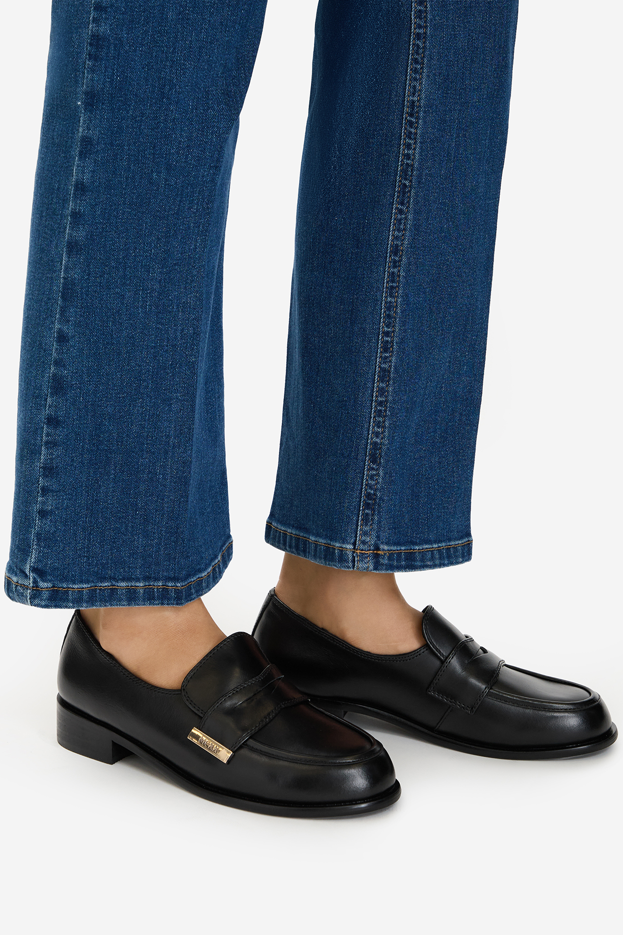 Loafersy Černá