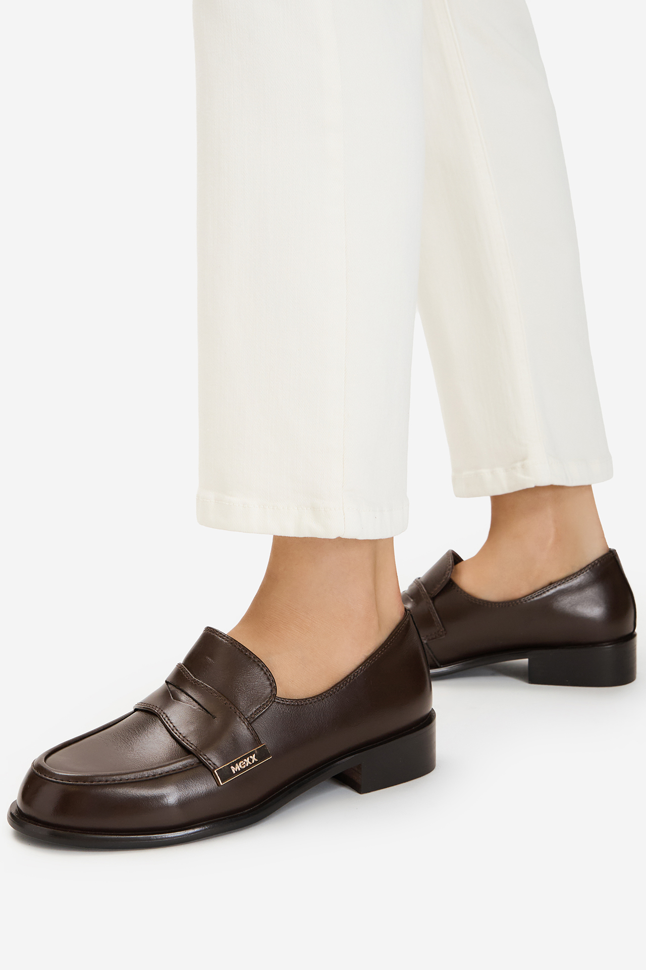 Loafersy Hnědá