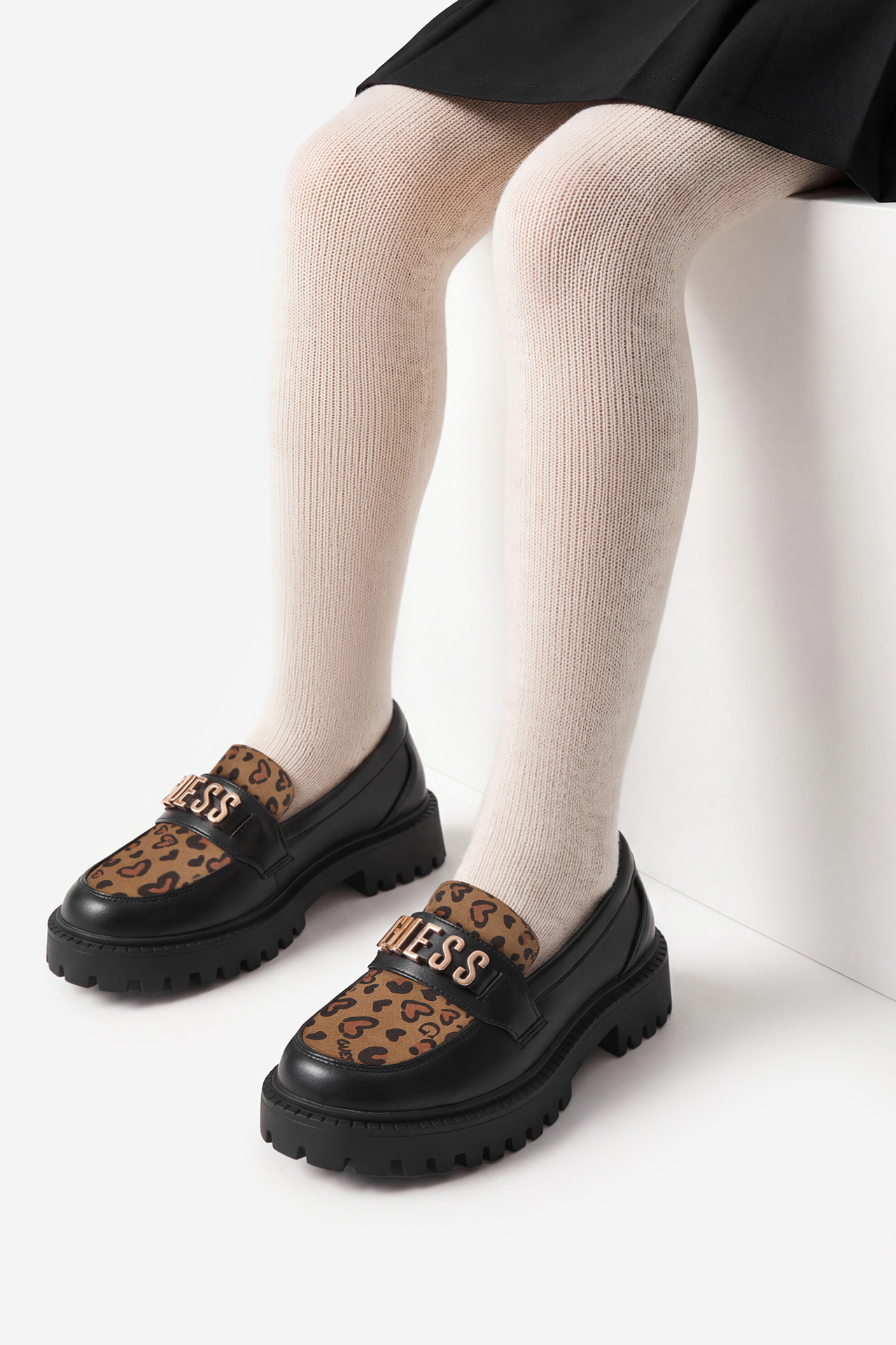 Loafersy Černá