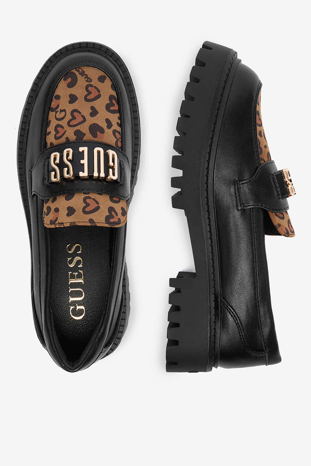 Loafersy Černá
