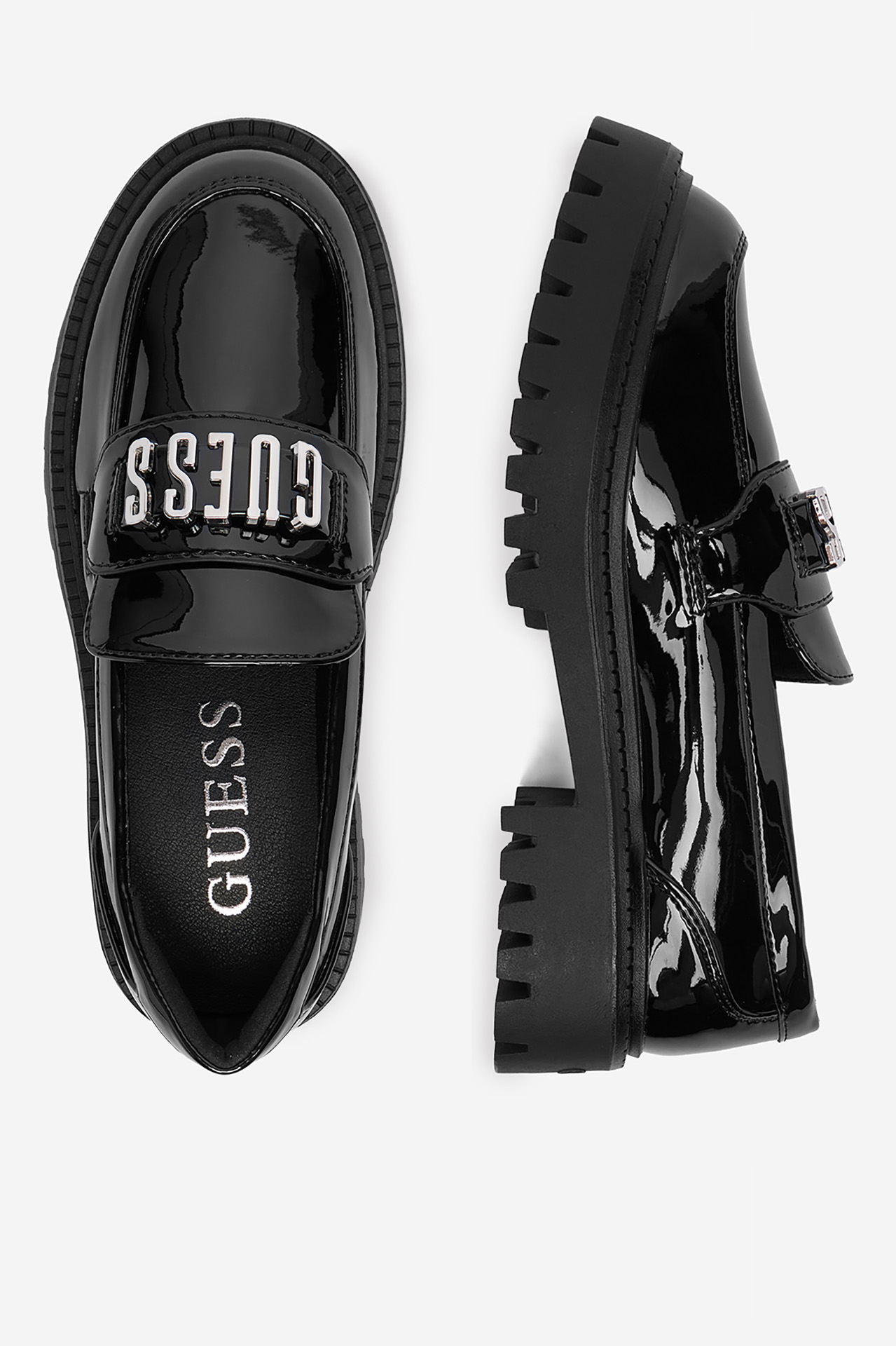 Loafersy Černá