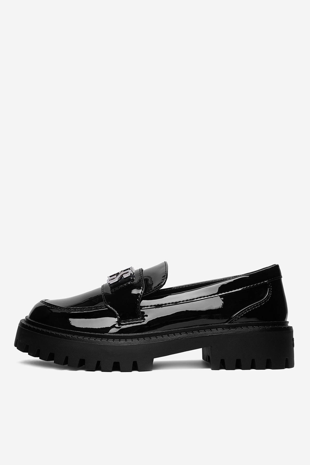 Loafersy Černá