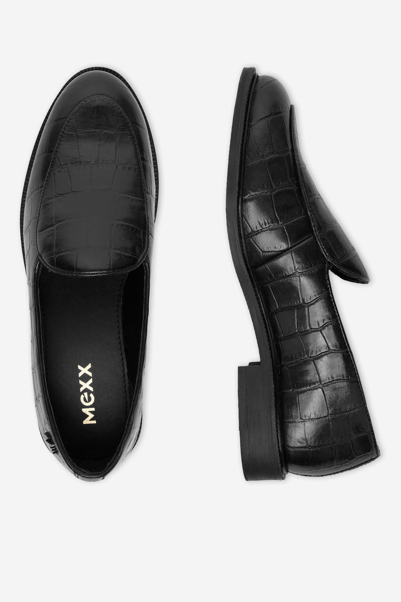 Loafersy Černá