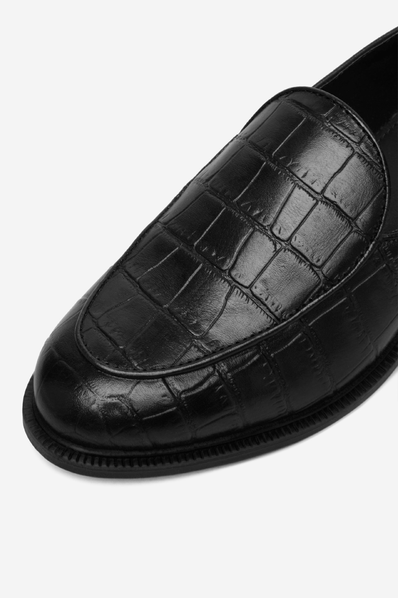 Loafersy Černá