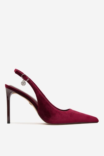 Lodičky NINE WEST EO-TS6384-02 Vínový