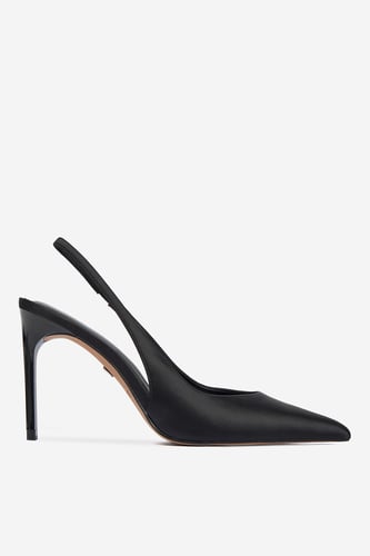 Čevlji s peto NINE WEST EO-TS6380-1 Črna
