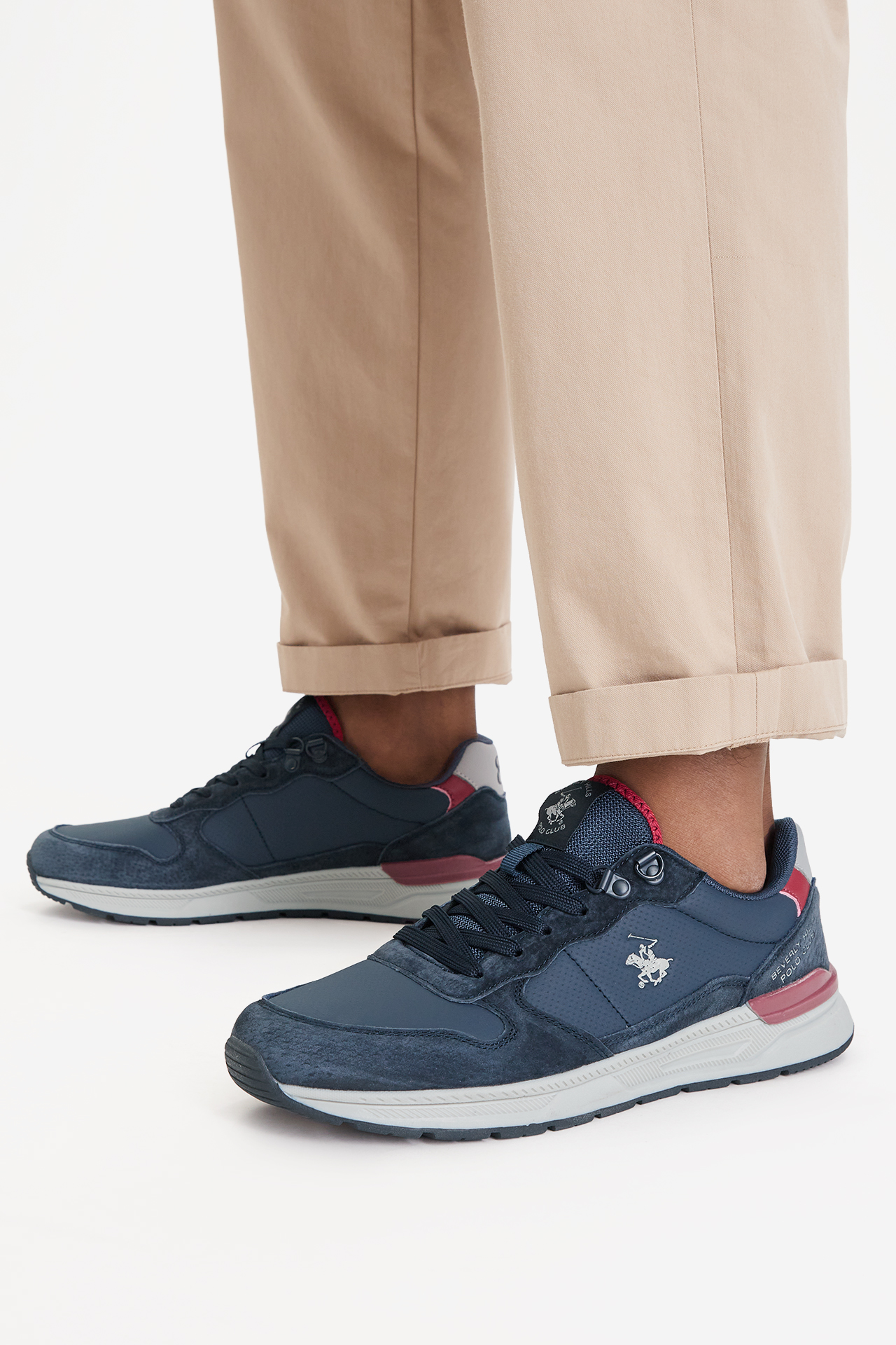 Sneakers BEVERLY HILLS POLO CLUB WB-CAMELO MP40 Granatowy