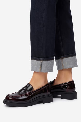 Mokasinke Jenny CEO-Y82537-1 Bordo rdeča