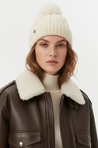 Dámský klobouk NINE WEST CEO-NW-W3-002-AW26 Krémová