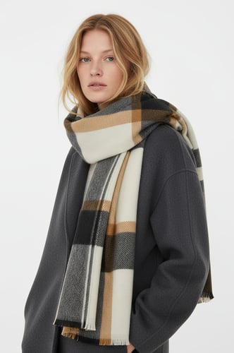 Dámská šála NINE WEST CEO-NW-W4-003-AW26 Mnohobarevný
