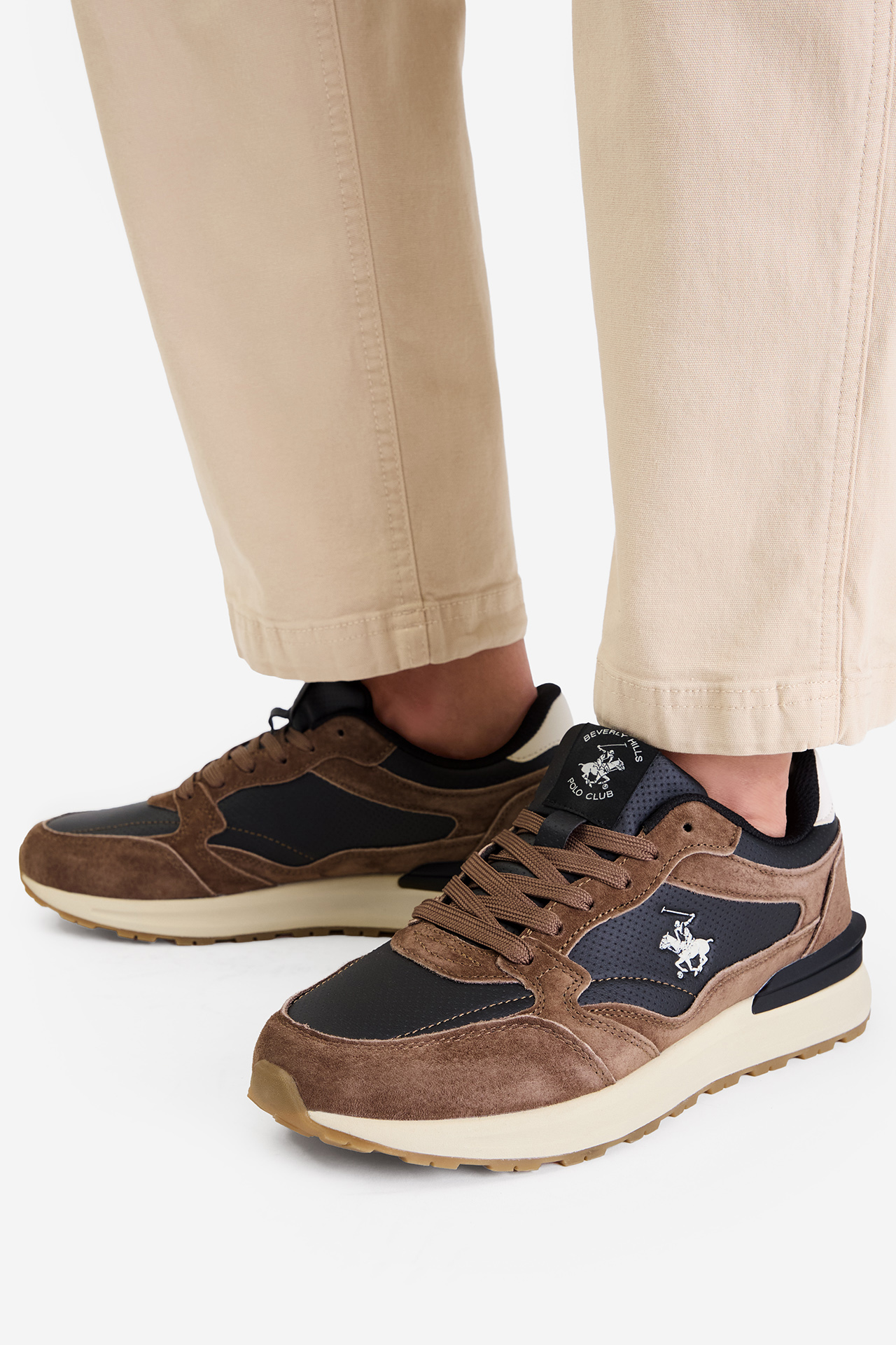 Sneakers BEVERLY HILLS POLO CLUB WB-SOREN-MP40 Brązowy ciemny