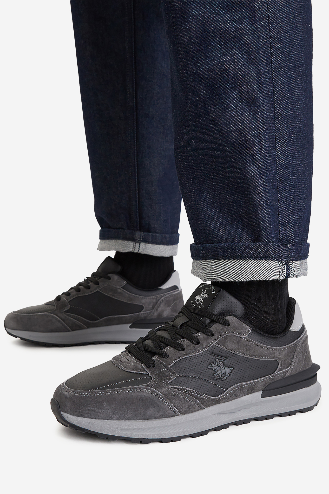Sneakers BEVERLY HILLS POLO CLUB WB-SOREN-MP40 Szary