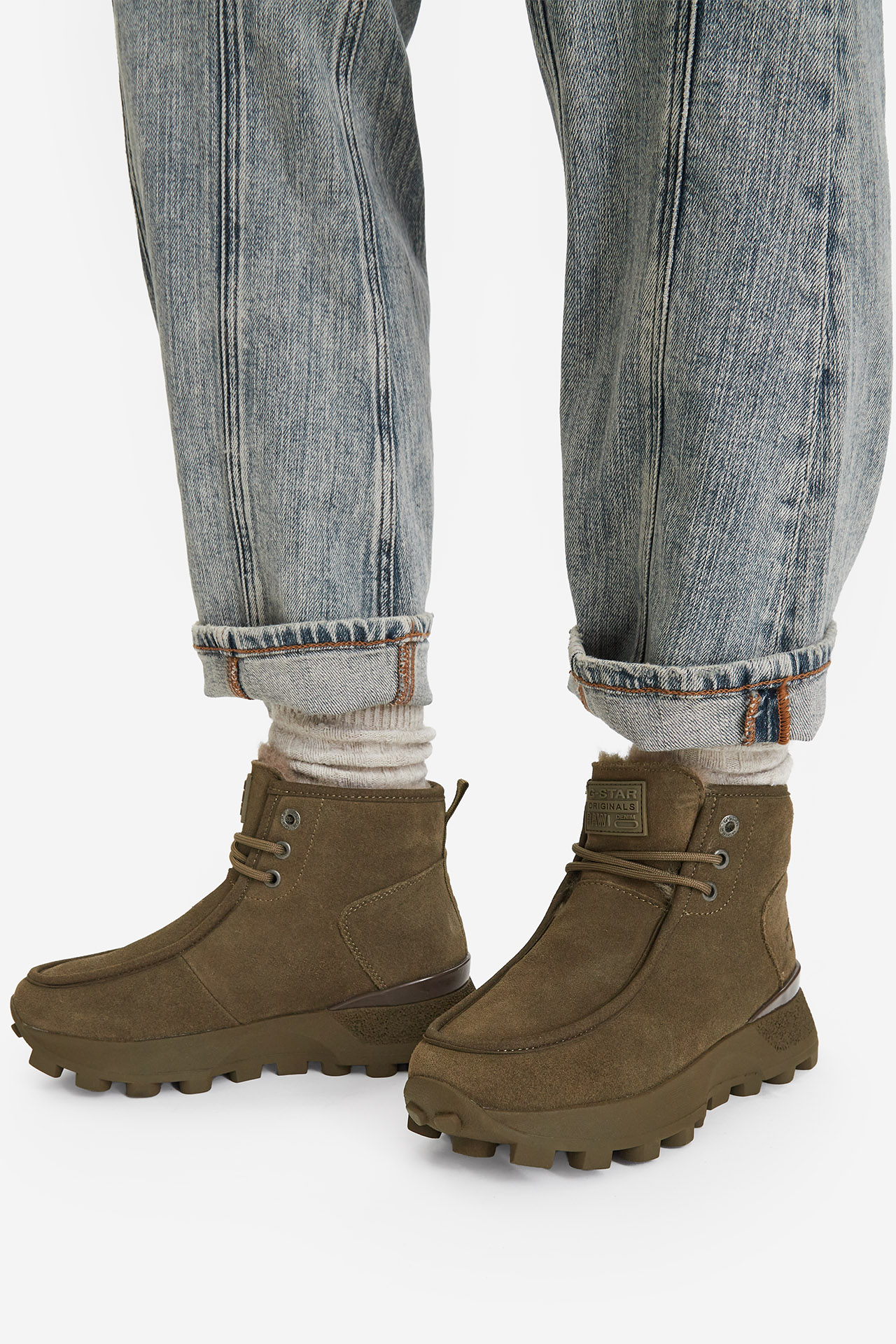 Kotníková obuv Khaki