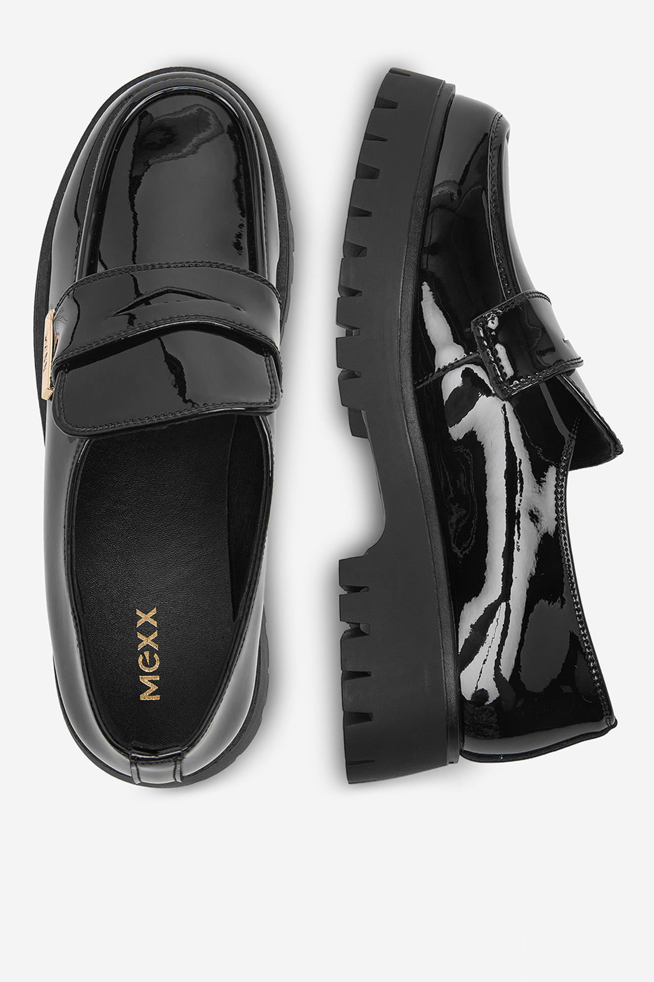 Loafersy Černá