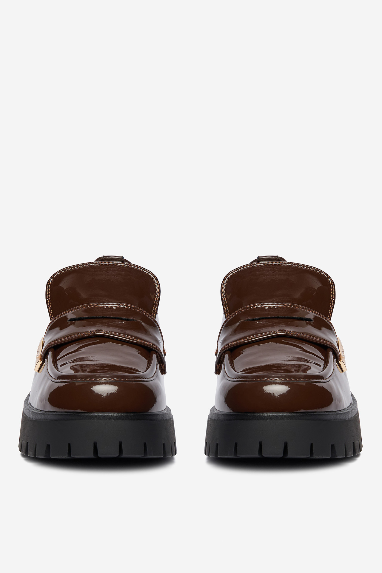 Loafersy Hnědá
