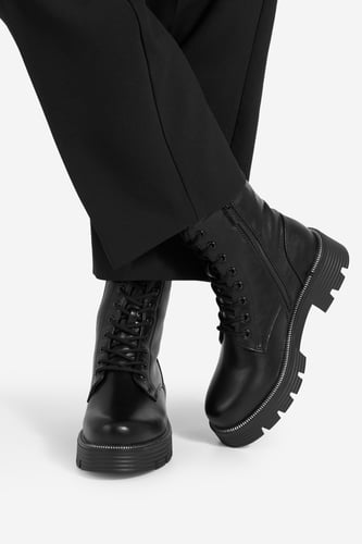 Vysoké šnurovacia topánky Jenny CEO-SONEQUA WS6119-07 Čierna
