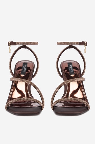 Sandały NINE WEST CEO-Y3113-1 Brązowy