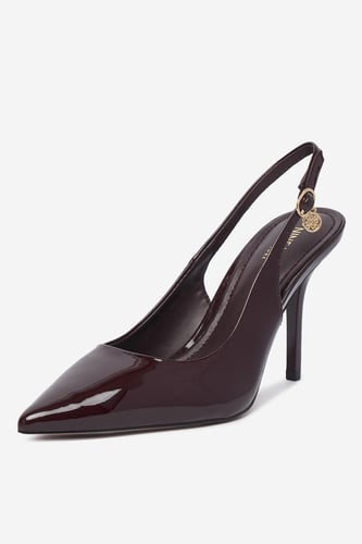 Čevlji s peto NINE WEST CEO-CD25-316-1 Bordo rdeča