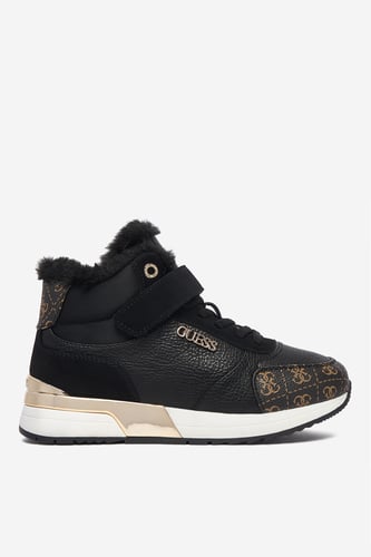 Vysoké šnurovacia topánky GUESS CEO-CS13701-04 Čierna