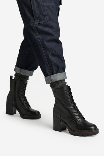 Šněrovací vyšší obuv G-STAR RAW CEO-WI34-CLEVELAND-04 Černá