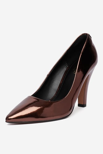 Čevlji s peto NINE WEST CEO-CD25-320-1 Rjava
