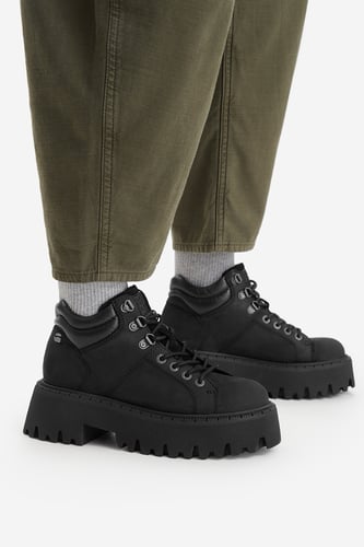 Šněrovací vyšší obuv G-STAR RAW CEO-WI34-MANYA-06 Černá
