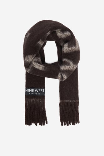 Dámská šála NINE WEST CEO-NW-W4-006-AW26 Hnědá