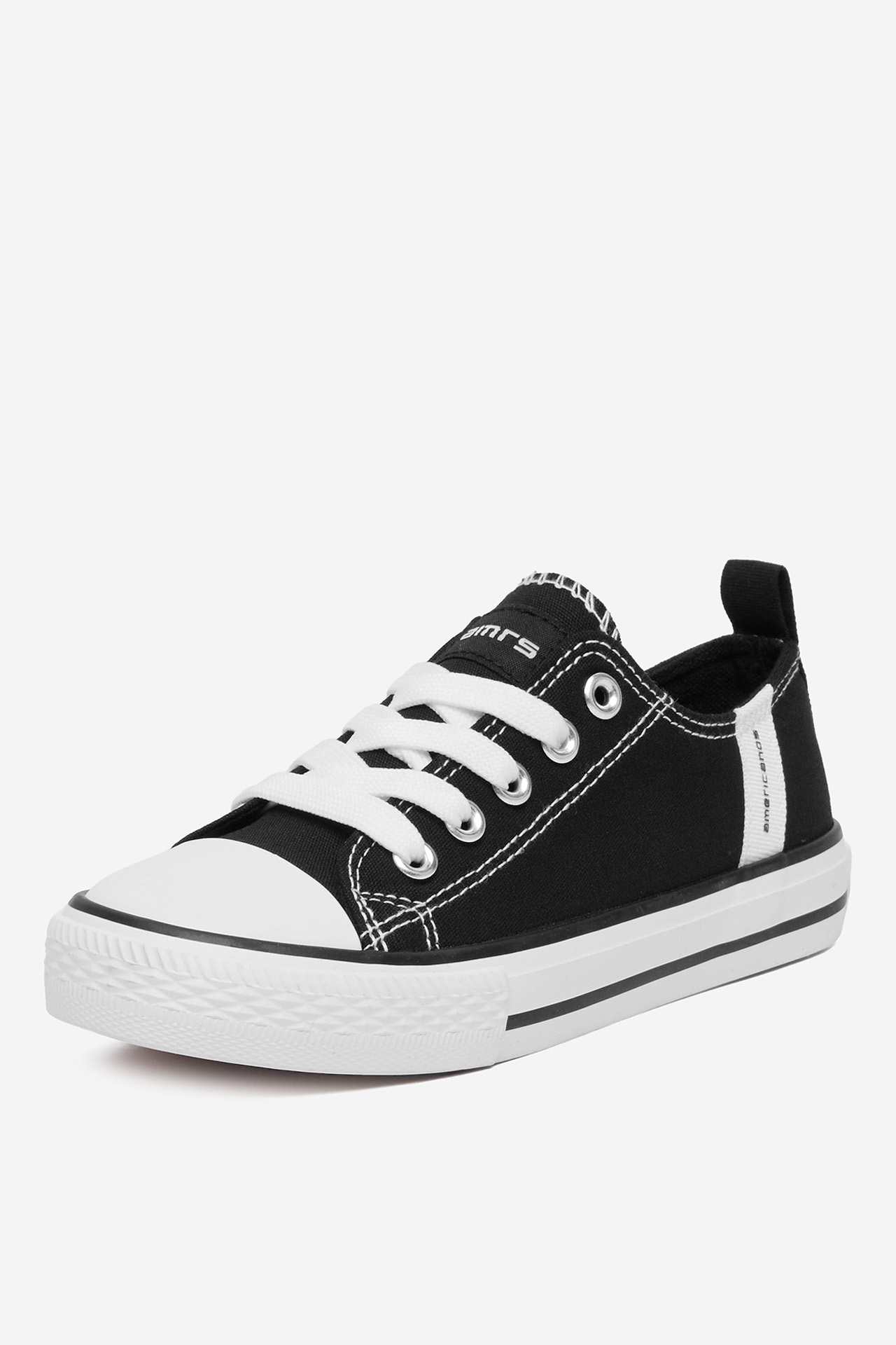 Trampki AMERICANOS WB-LEA-ZL-A002BCH Czarny