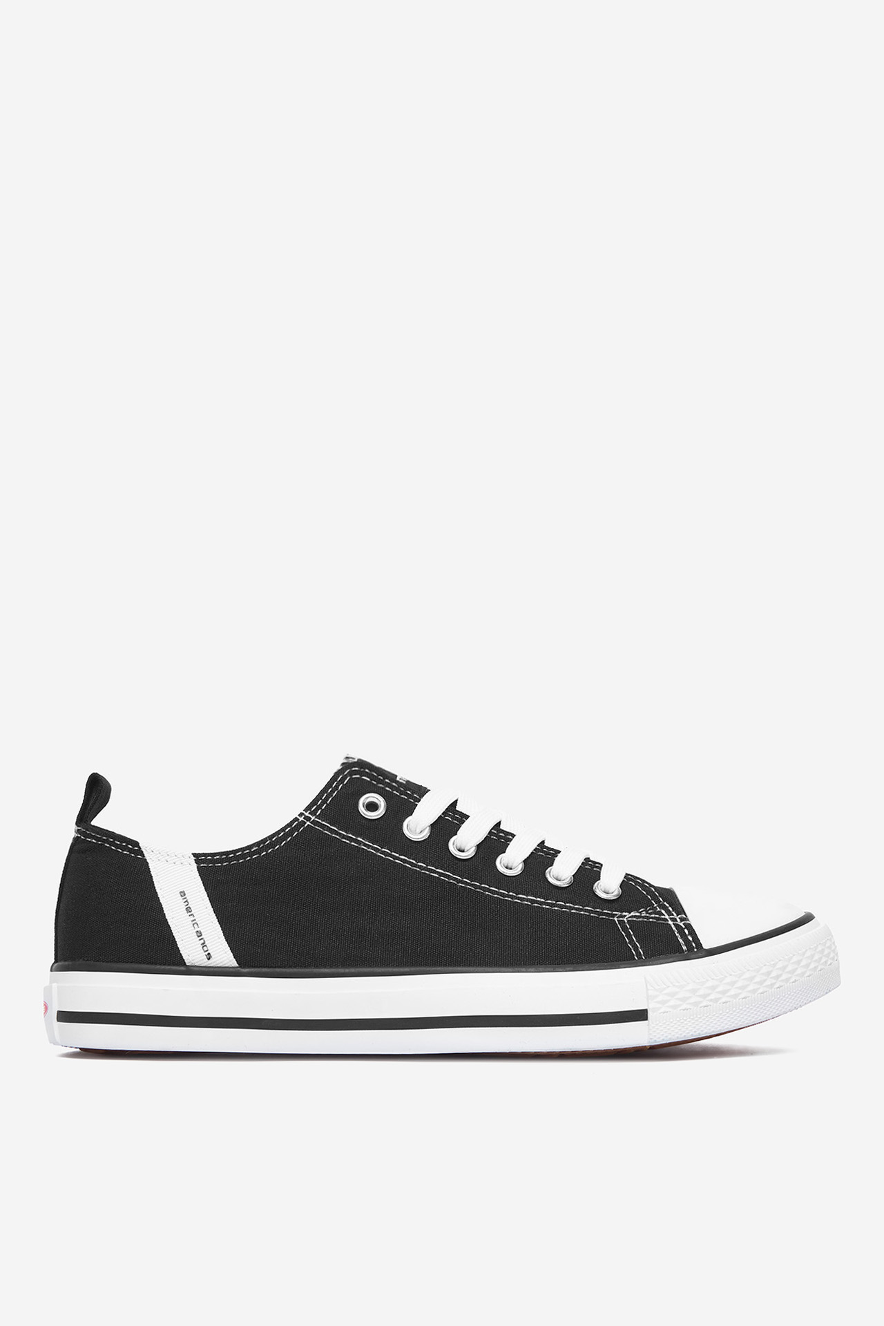 Trampki AMERICANOS WB-LEA-ZL-A002B Czarny