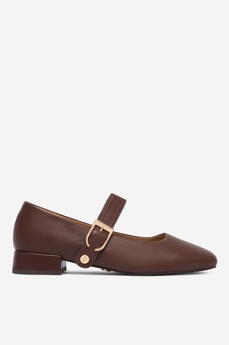 Baleríny U.S. POLO ASSN. EO-AMELIA001W/GL1 Hnědá