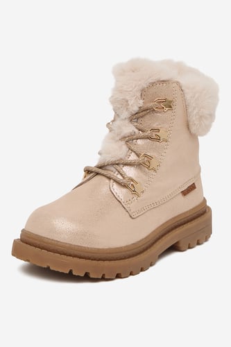 Šněrovací vyšší obuv Lasocki Kids CEO-CI12-POINT-10A Béžová