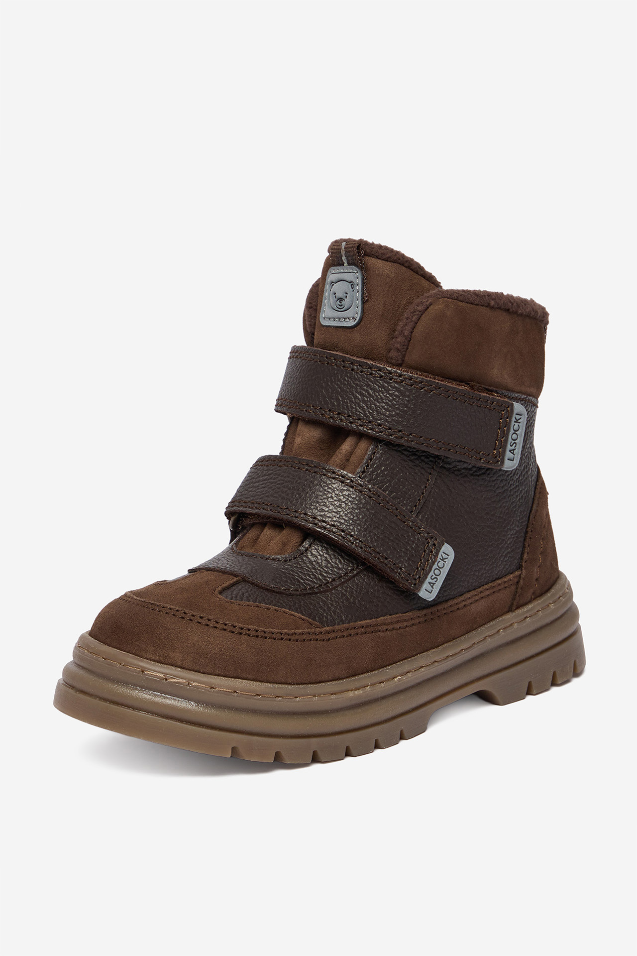 Kotníková obuv Tmavě hnědá
