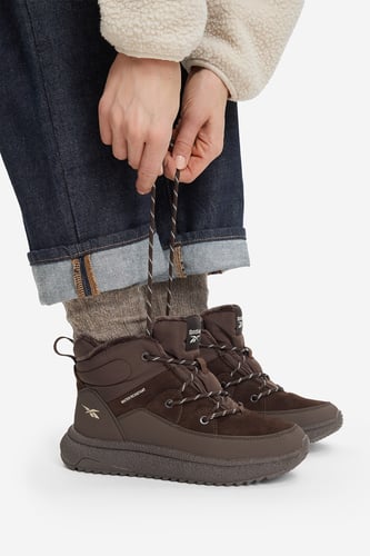 Šněrovací vyšší obuv Reebok CEOWB-LEA-JA-C576W Tmavě hnědá