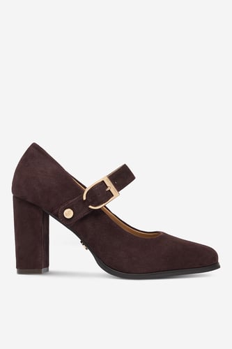 Čevlji s peto U.S. POLO ASSN. EO-KELLY001W/GL1 Rjava