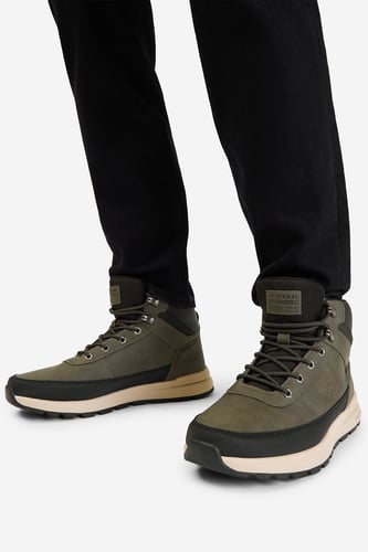 Šněrovací vyšší obuv G-STAR CEO-MAURITS-01 Khaki