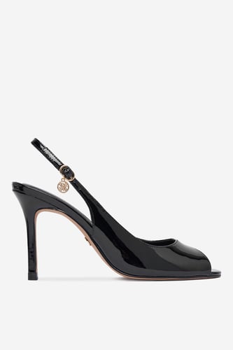 Čevlji s peto NINE WEST EO-TS6376-01 Črna