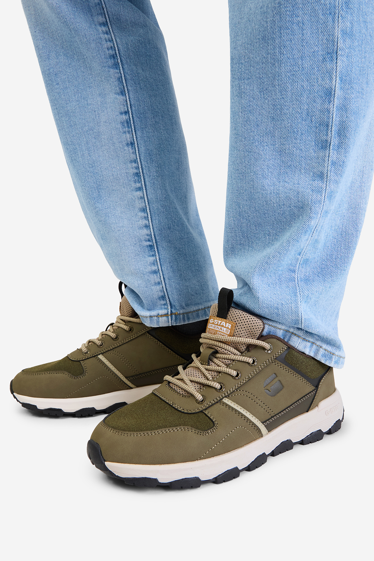 Sneakersy Khaki