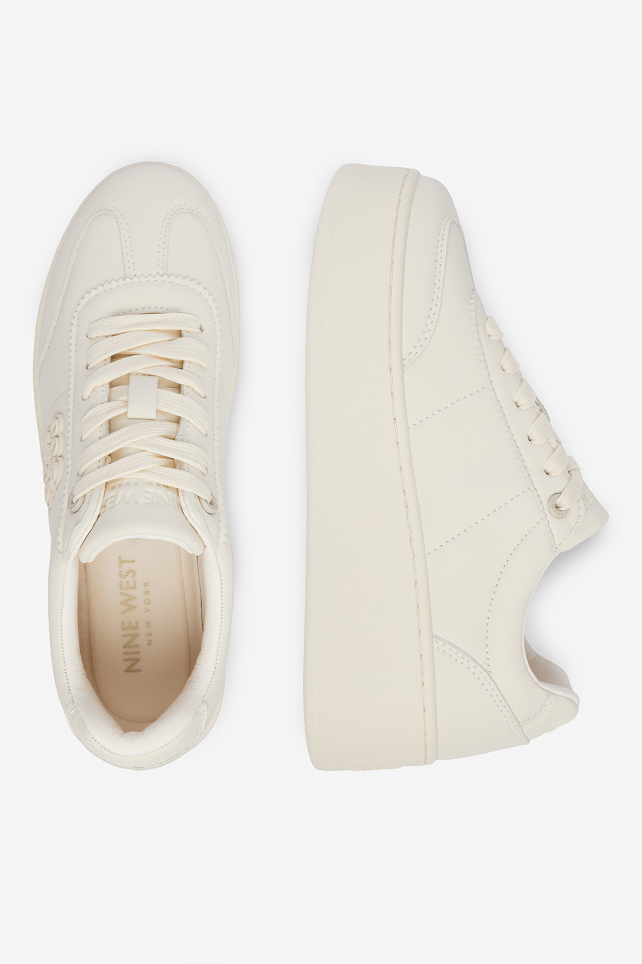 Sneakersy Krémová