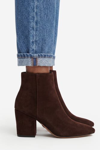 Kotníková obuv NINE WEST CEO-ZAKIA-01 Tmavě hnědá