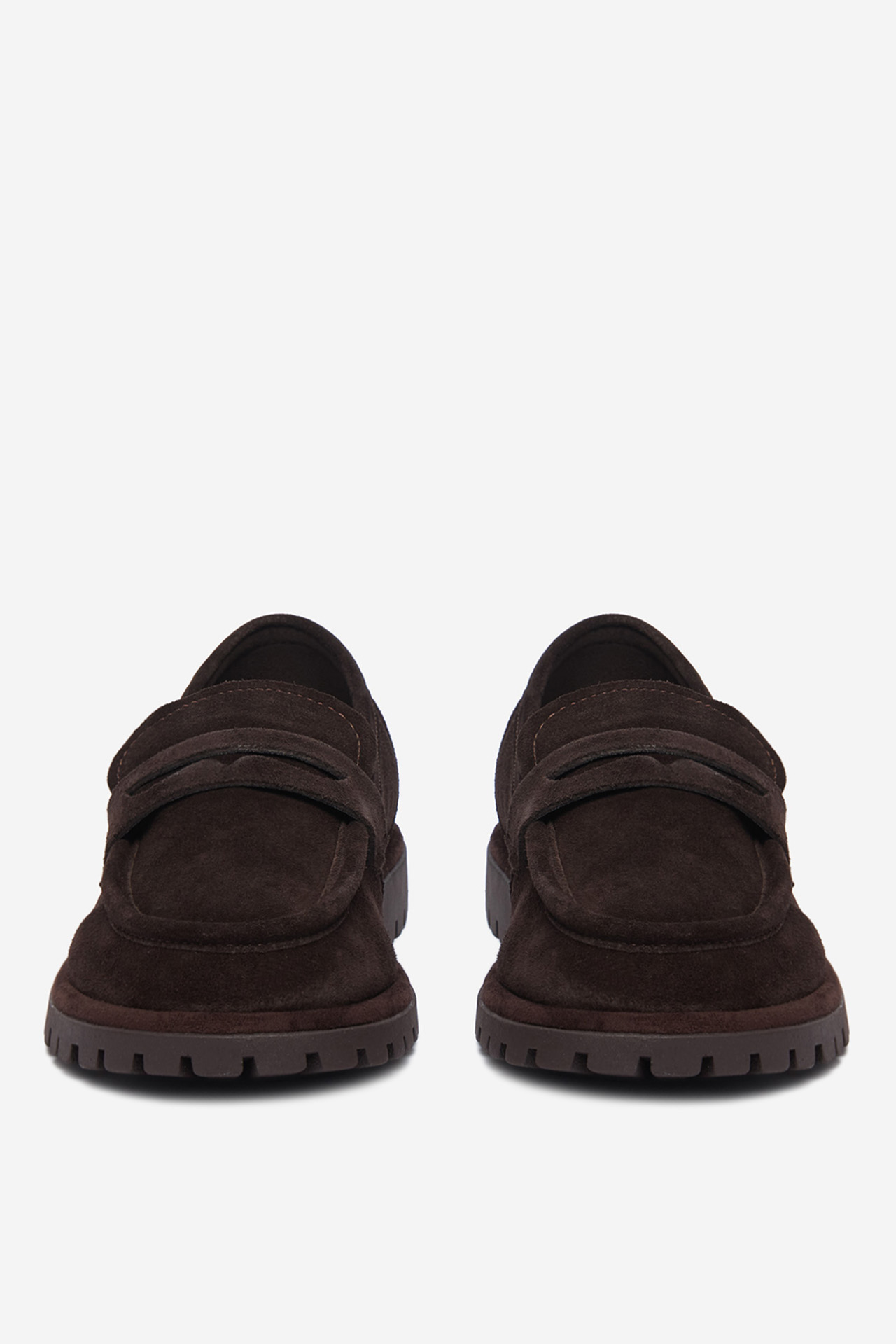 Loafersy Tmavě hnědá